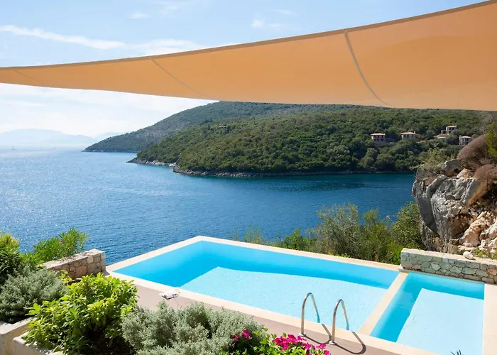Kalamos - Modern In Bay With Direct Access To Sea וילה *