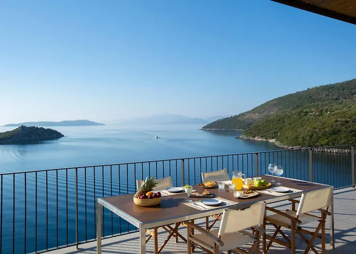 וילה Kalamos - Modern In Bay With Direct Access To Sea סיבוטה