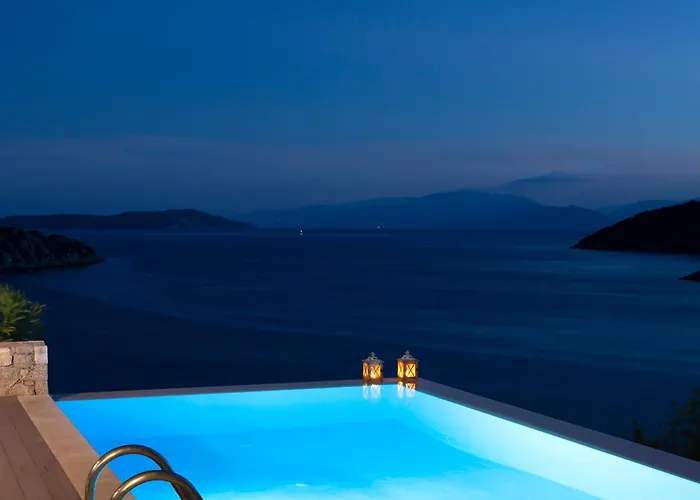 Kalamos - Modern In Bay With Direct Access To Sea וילה