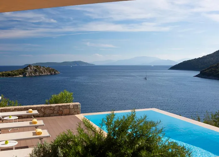 וילה Kalamos - Modern In Bay With Direct Access To Sea