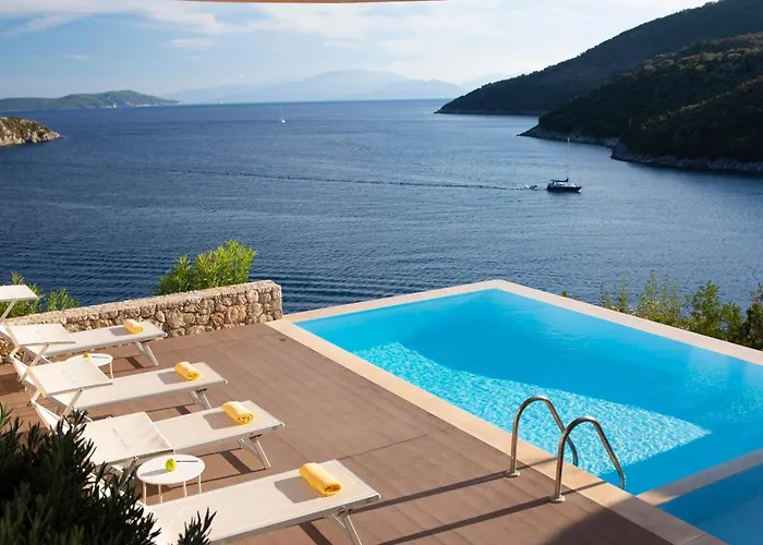 Kalamos - Modern In Bay With Direct Access To Sea וילה